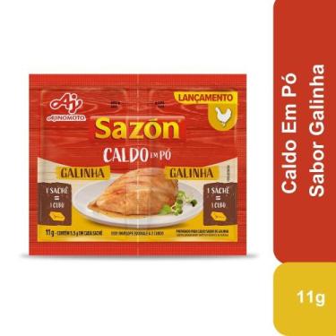 Imagem de Caldo em pó SAZÓN Envelope Sabor Galinha 11g - AJINOMOTO