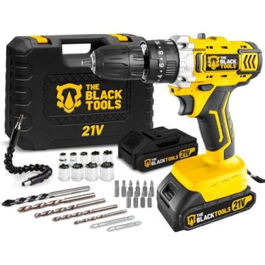 Imagem de Parafusadeira E Furadeira De Impacto 2 Baterias 2000mah 21v 3/8 The Bl