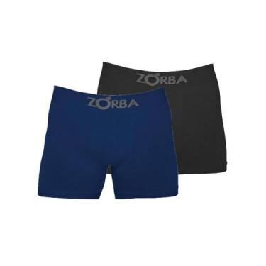 Imagem de Kit com 2 Cuecas Boxer Zorba 781 Colorido, Preto, GG