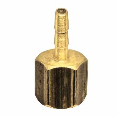Imagem de Niple para Mangueira Latão 3/8" NPT Fêmea x 1/4" BM - ALUMEGAS, Novo