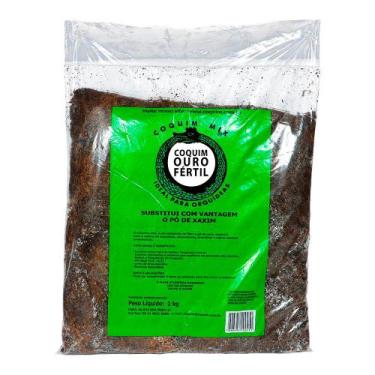 Imagem de kit Substrato mix coquim 1 kg orquídea e samambaias com 3 unidades