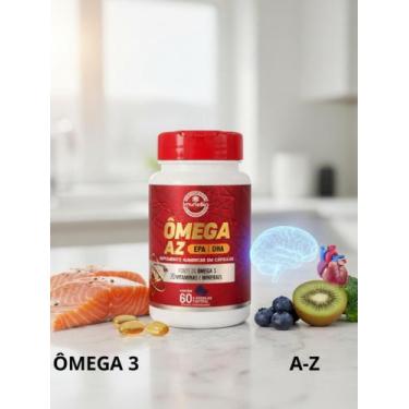 Imagem de Suplemento Ômega 3 A Z 1400Mg 20 Vitaminas e Minerais EPA DHA 60 Caps.