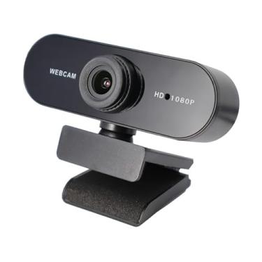 Imagem de Webcam 1080P para PC, foco automático PDAF, microfones com cancelamento de ruído AI duplo, correção automática de luz, webcam Plug & Play