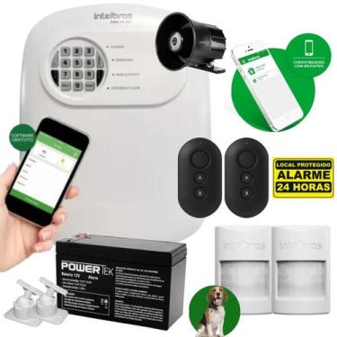 Imagem de Kit Alarme Anm 24 2 Sensores Presença Ivp 1000 Pet Intelbras