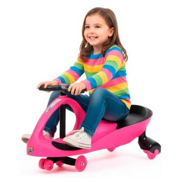 Imagem de Carrinho Gira Gira Car Fenix Até 100kg Rolimã Com Luzes Nas Rodas - Fê