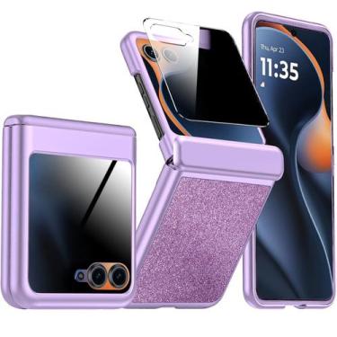 Imagem de Capa KEKBOXQ para Motorola Razr 2025 com tela de privacidade