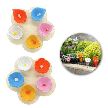 Imagem de GeryVtee 10 Pcs Drinking Cup for Insect Butterfly Water Station Flower Decor for Garden Pot Backyard Water Feeder for Bee, Butterfly, Ladybug, Dragonfly and More