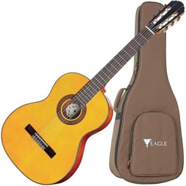 Imagem de Violao Eagle acustico Dh69 Classico Nylon Mogno Pro Series + Capa Cor 