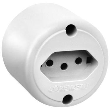 Imagem de Tomada 2P+T PB Redondo Sobrepor 10A Branco - 1716011 - PIAL