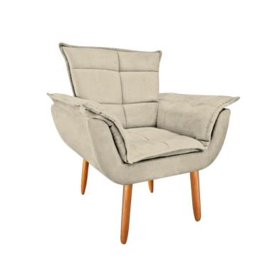 Imagem de Poltrona Opala Suede Bege