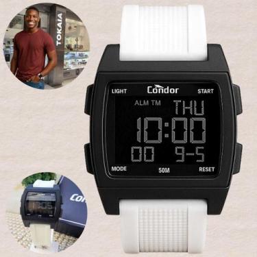 Imagem de Relógio Digital Condor Masculino LED Esportivo Pulseira Silicone Resis