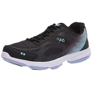 Imagem de Ryka Tênis de caminhada feminino Devotion Plus 2, Multicor pastel preto