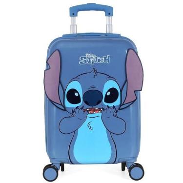 Imagem de Mala de Viagem de Bordo Infantil STITCH Azul e Rosa Luxcel