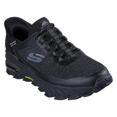 Imagem de Skechers Conjunto Max Protect, tênis masculino, tênis de trilha ao ar livre, sola de borracha Goodyear, preto, Preto, 41