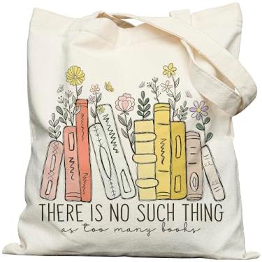 Imagem de bafayago Sacola estética para mulheres | Bolsa de lona dupla face | Fecho de pressão e bolso interno com zíper (B039)