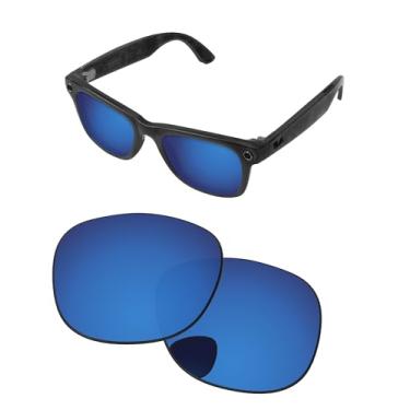 Imagem de PapaViva Lentes de substituição para óculos Ray-Ban Meta Wayfarer RW4008 53 mm AI - Fotocromática, Antiembaçamento e Lente Anti-Luz Azul, Água Profunda, RW4008 53mm
