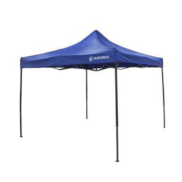 Imagem de Gazebo Articulado Pagoda 3x3, Estrutura em Ferro, Cobertura Poliéster 420D, Quadrado, 3x3x2.5m, 14kg, Fácil Montagem