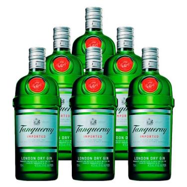 Imagem de Gin Tanqueray London Dry Garrafa 750ml 6 Unidades