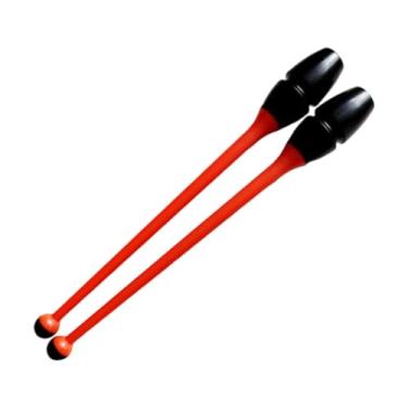 Imagem de Aymzbd Bastões de ginástica rítmica conectáveis, acessórios de dança, equipamentos de treinamento de ginástica, Laranja