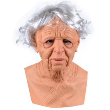 Imagem de Máscara de cosplay: Avós, Halloween, Carnaval, Páscoa, látex - yiweisa