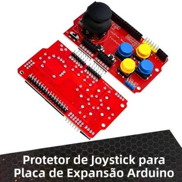 Imagem de Placa De Expansão Joystick Shield Para Arduino Com Função De Teclado E