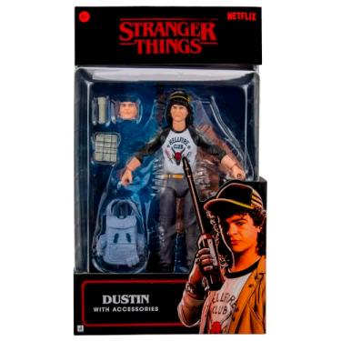 Imagem de Candide, Action Figure, Stranger Things, Dustin, Articulado, Acompanha Acessórios - 15 cm