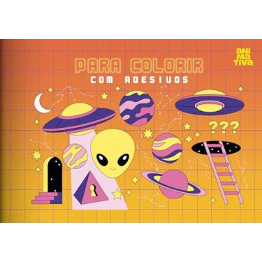 Imagem de Livro para Colorir Animativa, 20x14, Universo, 16 folhas, Pacote com 20