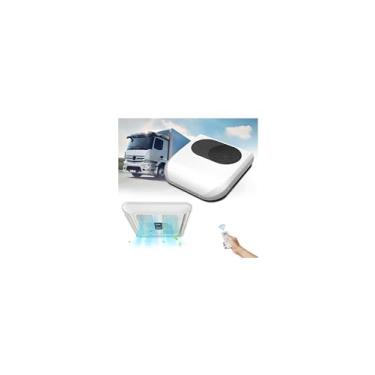 Imagem de Treeligo Ar condicionado RV de 12 V, unidade A/C de teto de resfriamento rápido de 12000 BTU, ar condicionado de baixo ruído de 12 volts para trailer, carro, caravana, motorhome, caminhão, trailers