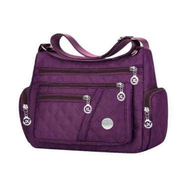 Imagem de Bolsa Transversal Grande Unissex Estilo Oxford Tecido Fashionável Bols