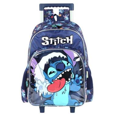 Imagem de Mochila Escolar LILO STITCH Costas e Rodas Menino Original - Luxcel, a