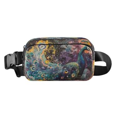 Imagem de CEBUGI Mini pochetes de caminhada para homens e mulheres, pochete moderna resistente à água com cinto ajustável para treino, viagem, corrida