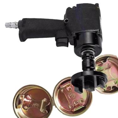 Imagem de HZWMQDLF Máquina de tambor de óleo de 28 mm/61 mm, crimpador pneumático de barril de óleo, velocidade de marcha lenta 7000 RPM, ajustável para frente e para trás, para indústria de embalagens de