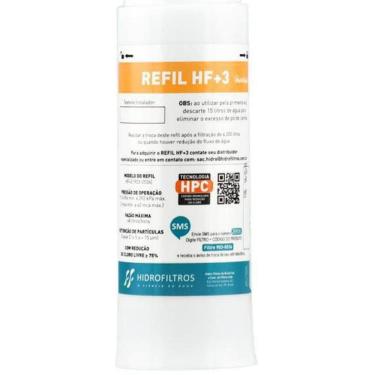 Imagem de Refil Purificador De Água Ibbl - Hf+3 Hidrofiltros