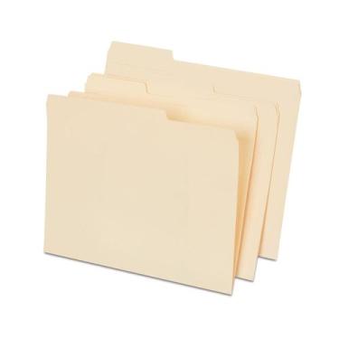 Imagem de Pastas de arquivo Staples 117713 Letter Size Manila 100/Box