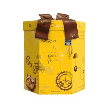 Imagem de Panetone Dreams Torta de Maracujá Cacau Show Recheio Duplo Recheio de Trufa Branca e Maracujá e conta com gostas de chocolates 750g