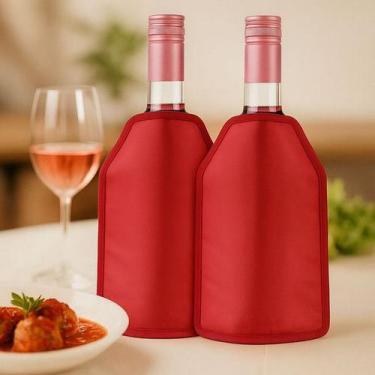 Imagem de Kit 2 Coolers Térmicos com Gel p/ Vinho Espumante Cerveja e Suco Bolsa