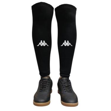 Imagem de Par meia polaina esportiva kappa diamond, Preto