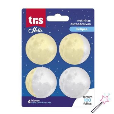 Imagem de Cartela Bloco de Notas Autoadesivos Holic Eclipse Tris