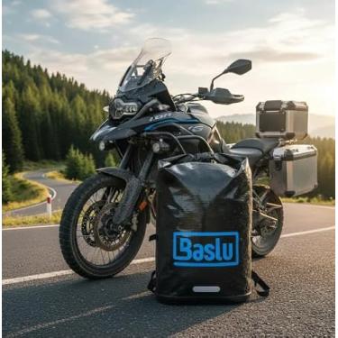 Imagem de Baú de Lona 50L Impermeável para Entregadores Flexível e Resistente Baslu