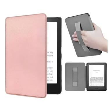 Imagem de Capa Kindle Paperwhite 12ª Geração 7” (SA569P e SA568B) e Kindle Colorsoft 1ª Geração (SA58CB e SA59CP) – Auto Hibernação – Fechamento Magnético – Ergonômica e com Alça de Suporte (Rosé Gold)