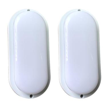 Imagem de Kit 2x Arandela Tartaruga Externa Branca Sobrepor 10W IP65 Bivolt Com Acabamento