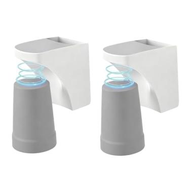 Imagem de Suporte de escova de dentes para escova de dentes de banheiro e suporte de pasta de dente copo único suporte de escova de dentes design de secagem rápida copo único (1 xícara (2)