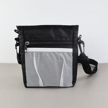 Imagem de Bolsa multifuncional para cães, bolsa de treinamento leve para animais de estimação com design clicker, armazenamento moderno de lanche para cães de grande capacidade com bolso com zíper para