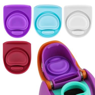 Imagem de BMSQOFD 4 peças de rolha de substituição compatíveis com Owala FreeSip 473 ml 947 ml, tampa de vedação superior de garrafa de água para Owala 16/19/24/32/1,134 g tampa de boca de vedação de silicone