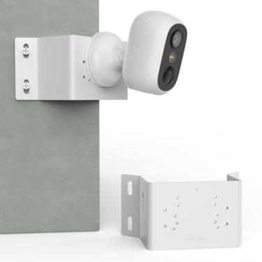 Imagem de Koroao Suporte de montagem de canto para eufy Security e ufyCam C35, suporte de parede impermeável de alumínio premium, branco, 14 x 7 x 9 cm com ferragens de instalação