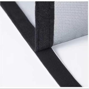 Imagem de Tela Mosquiteira em Fibra de Vidro com para Janelas, Instalação Fácil, Proteção Contra Insetos, Ajustável e Resistente ao Uso Diário (140 cm x 120 cm)