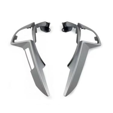 Imagem de AEETUED Acessórios interiores de substituição da capa de acabamento do volante para Honda Accord 2008 2009 2010 2011 2012 (botão esquerdo prateado)