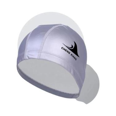 Imagem de Touca De Natação Impermeável Unissex Com Design Para Cabelos Longos Al