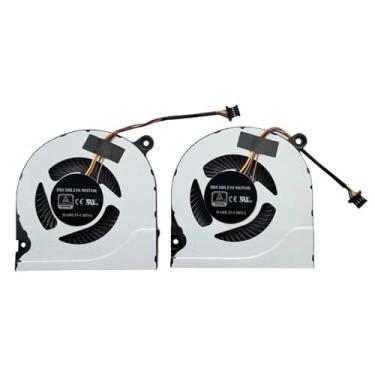 Imagem de Ventoinha de refrigeração compatível com CPU e GPU para AN515-52 AN515-53-52FA A715-72 A717 FJCL DC28000JRF0 DC5V