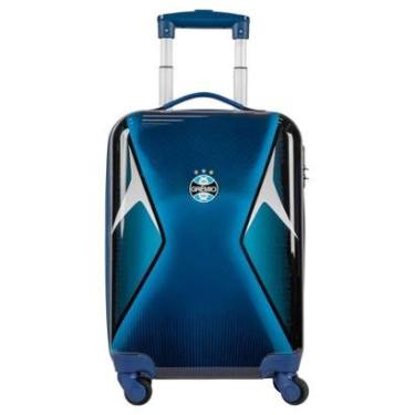 Imagem de Mala de Bordo Sestini Pc Grêmio Pequena 360° Azul Escuro-Unissex